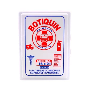 Botiquin acrilico primeros auxilios