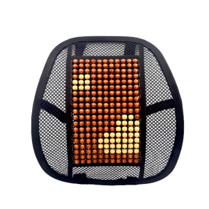 Lumbar con bolitas nube marron