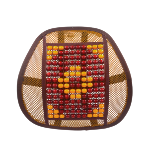 Lumbar con bolitas marron