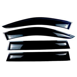 Correlluvia caldina ancho NEGRO brillo (4pzs)