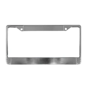 Portaplaca metal cromado importado