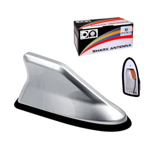 Antena tiburon con chip silver